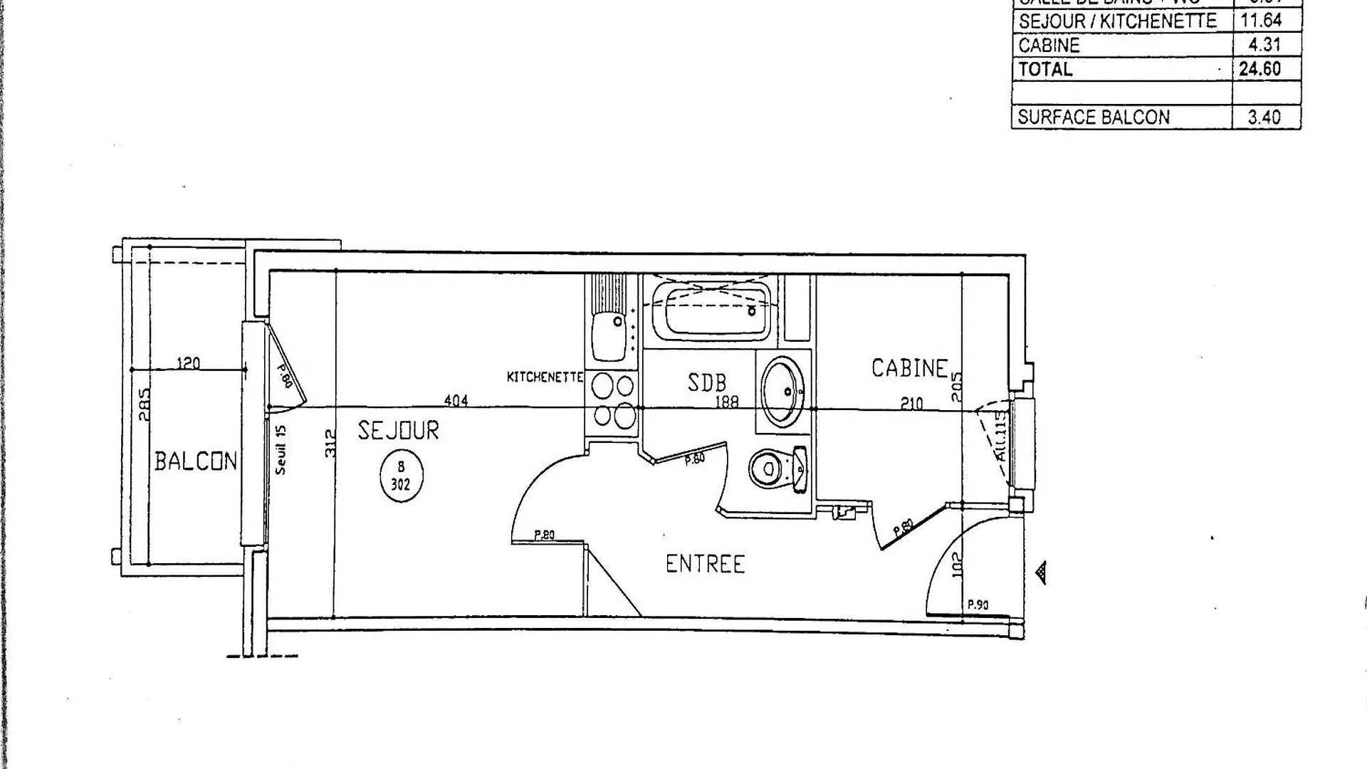 Residence Valmonts A, Les Menuires, Appartement 2 Pieces Saint-Martin-de-Belleville 0*,  Francie